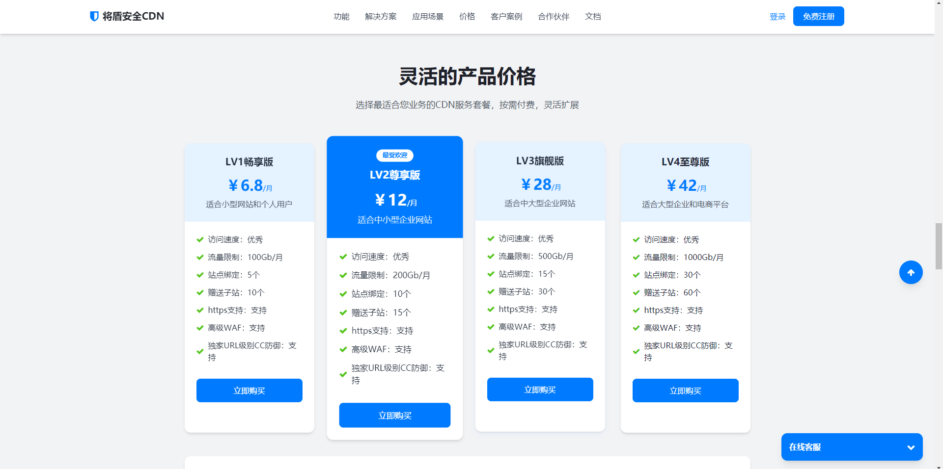 CDN销售单页php源码 给朋友定制的 企业科技风格 免费分享给大家对接的LECDN 你们自己