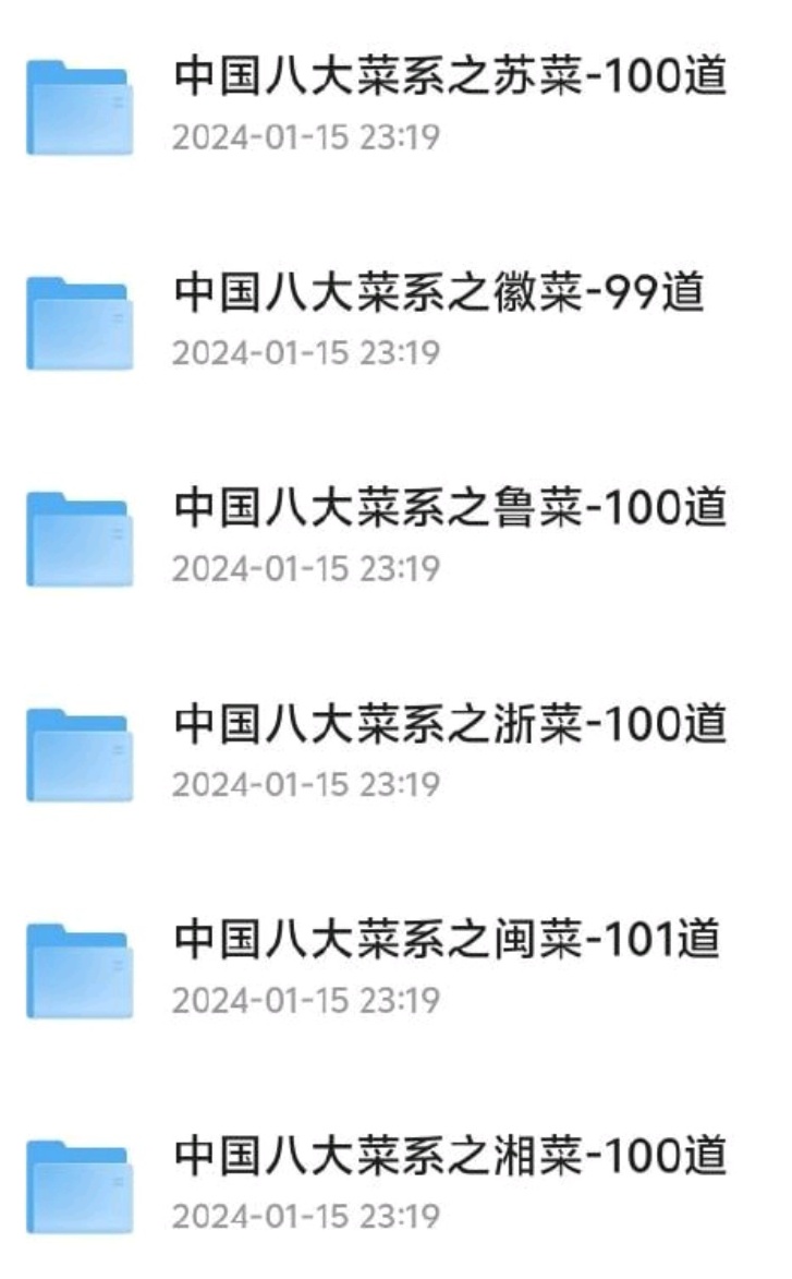 中国八大菜系视频课 图1
