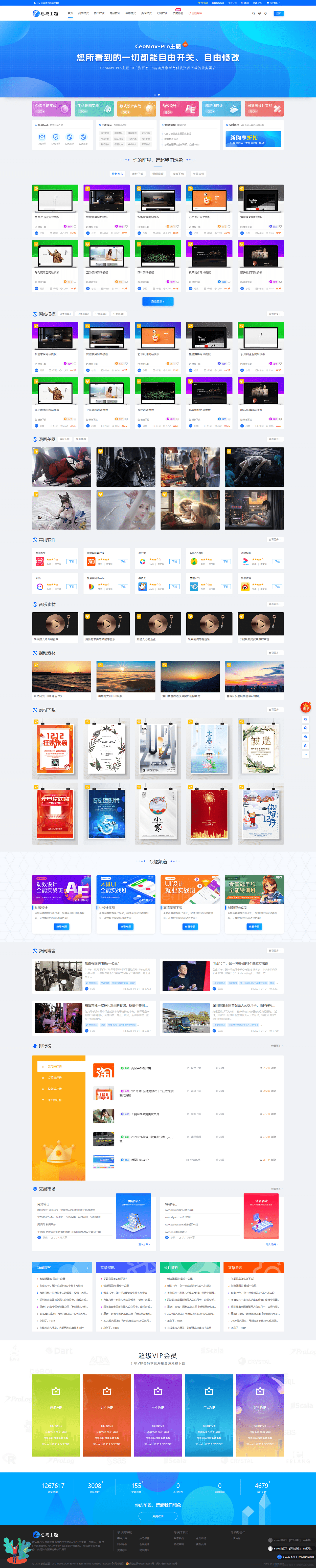 WordPress_资源展示型下载类主题 图1