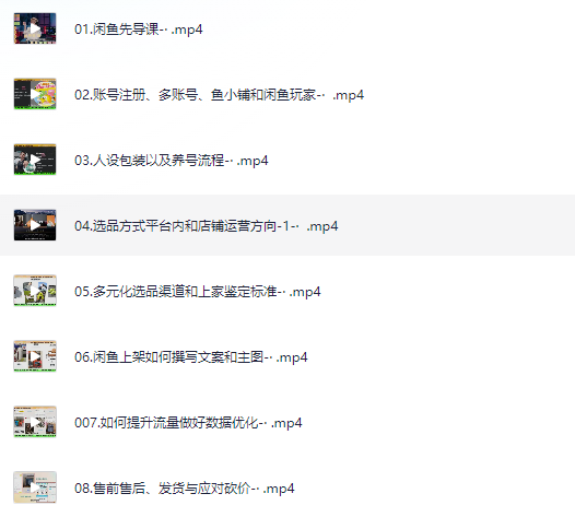 零基础闲鱼运营卖家篇系统课程 图1